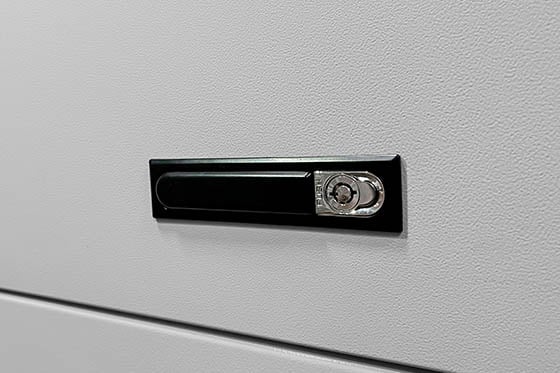 Durable powder coat finish with lockable door. - The Parking Locker