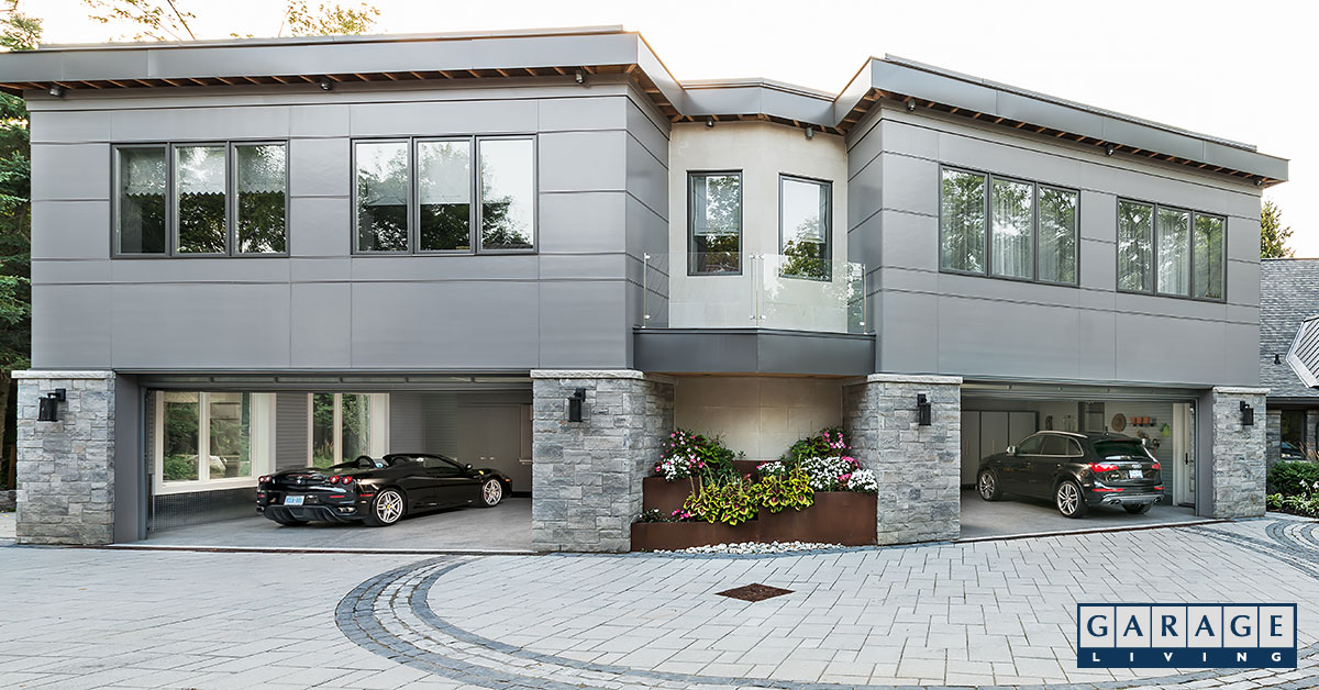 These homes have garages that look more like art galleries