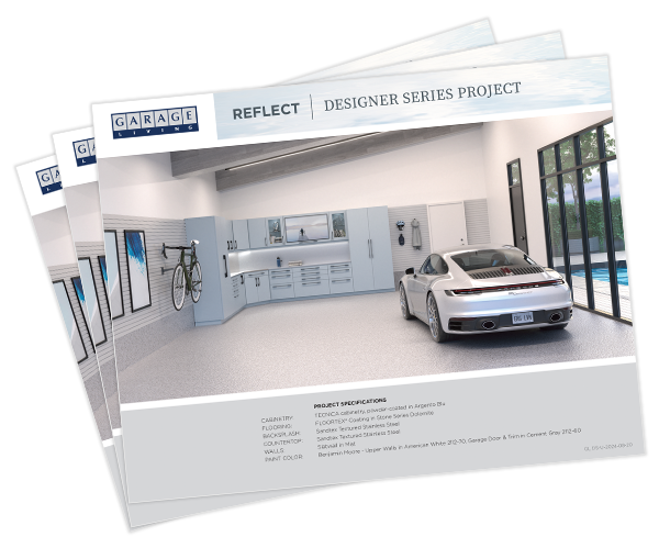 Brochure of Reflect Designer Series by Garage Living 