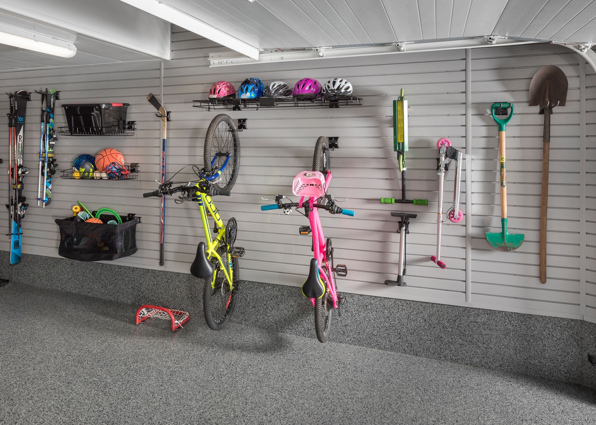 Garage wall organization deals systems