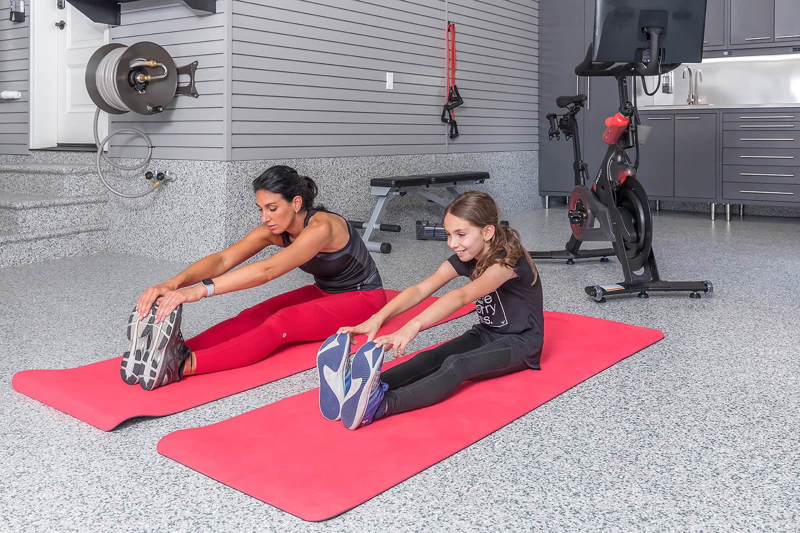 Workout mat online garage